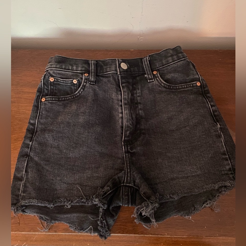 Size: 24 black jean shorts from Denim Forum